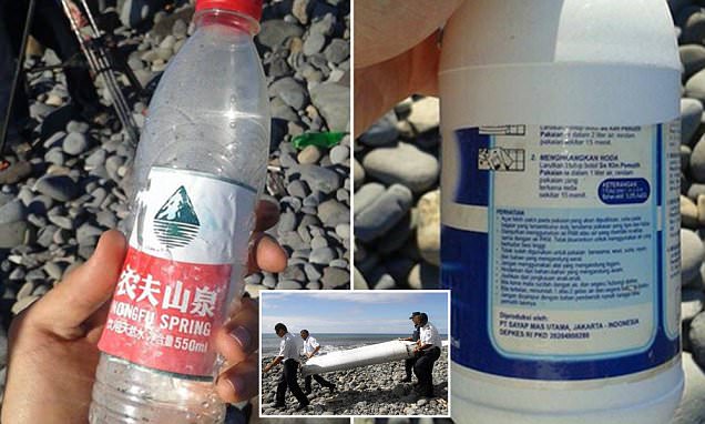 Botol Bayclin Terdampar di Pulau Ditemukannya Reruntuhan `Sayap MH370`